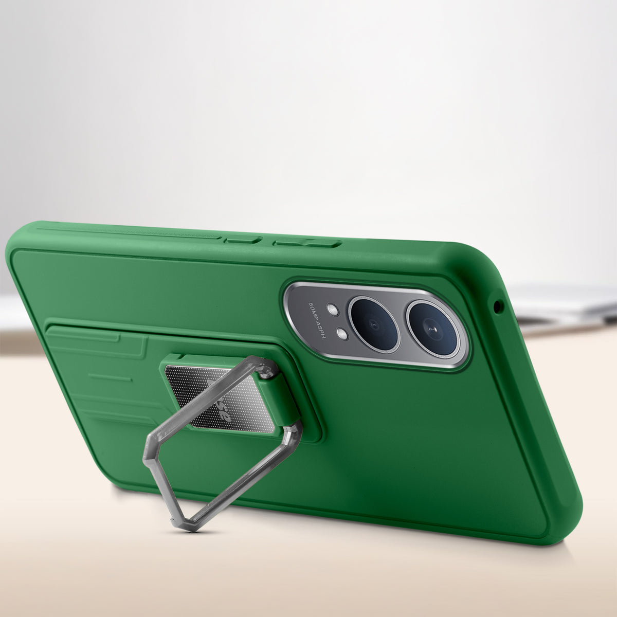 Silicone Case with Kickstand For OnePlus Nord CE 4 Lite 5G