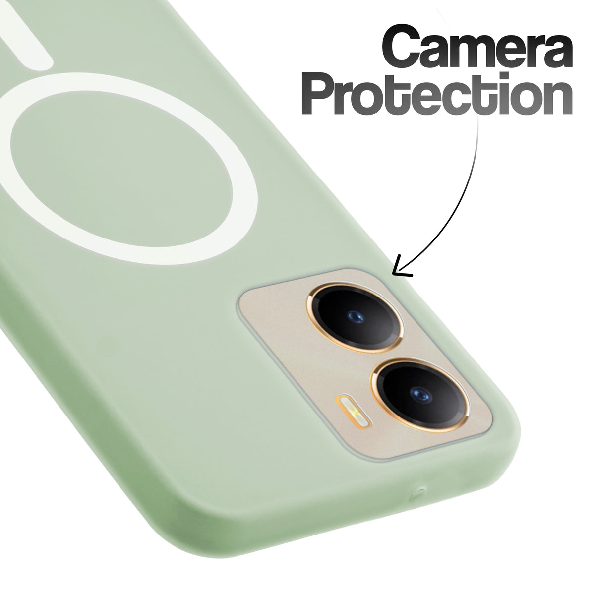 Classic Matte Silicone Back Case for Vivo T2x 5G