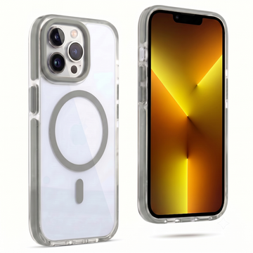 Clear MagSafe Bumper Case with Shockproof Edges for Apple iPhone 13 Pro Max