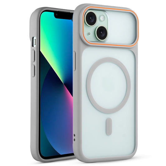 Premium MagSafe Case for Apple iPhone 13 with Frosted Back, Soft Silicone Edges & Raised Camera Protection