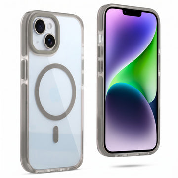 Clear MagSafe Bumper Case with Shockproof Edges for Apple iPhone 14 Plus