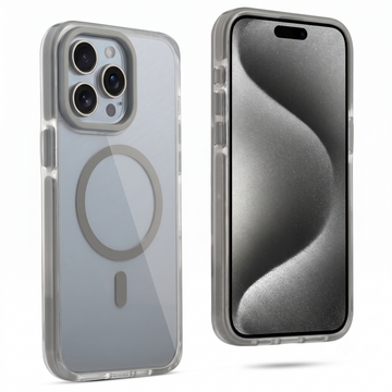Clear MagSafe Bumper Case with Shockproof Edges for Apple iPhone 15 Pro Max