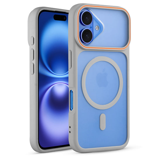 Premium MagSafe Case for Apple iPhone 16 Plus with Frosted Back, Soft Silicone Edges & Raised Camera Protection
