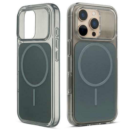 Silicone Hybrid Hard Back Cover with Wireless Charging Support for Apple iPhone 16 Pro