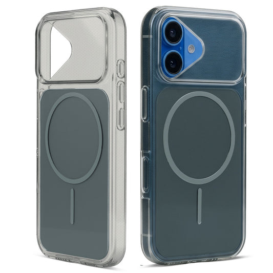 Silicone Hybrid Hard Back Cover with Wireless Charging Support for Apple iPhone 17