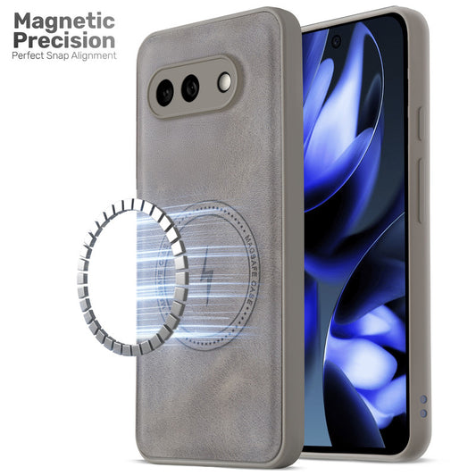 Refined PU Leather Case for Google Pixel 9A 5G , with Support for MagSafe & Wireless Accessories