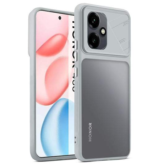 Premium Frosted Back Cover with Textured Camera Design & Metal-Look Buttons for Honor 400 5G