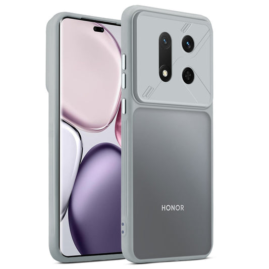 Premium Frosted Back Cover with Textured Camera Design & Metal-Look Buttons for Honor X9C 5G