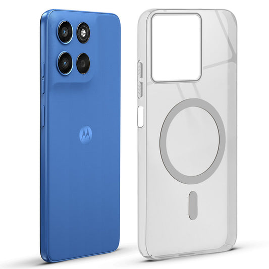 Anti-Yellow Scratch Resistant Case Support Magnetic Accessories Back Cover For Motorola G57 Power 5G