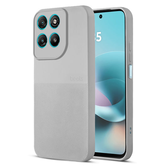 Durable Silicone Matte Back Cover with Textured Grip & Raised Camera Edges for Motorola G67 Power 5G