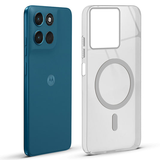 Anti-Yellow Scratch Resistant Case Support Magnetic Accessories Back Cover For Motorola G67 Power 5G