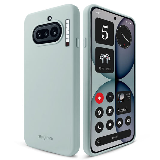 Stay Rare Smooth Silicone Case for Nothing Phone 4A 5G with Anti-Slip Grip & Camera Protection