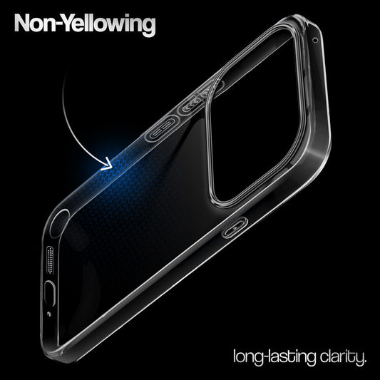 Crystal Clear Anti-Yellow Transparent Back Cover Case With Camera Ring Protection for Nothing Phone 4A Pro 5G
