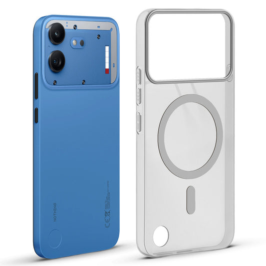 Anti-Yellow Colored Camera Line Case Support Magnetic Accessories Back Cover For Nothing Phone 4B 5G