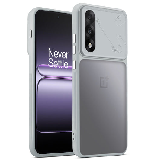 Premium Frosted Back Cover with Textured Camera Design & Metal-Look Buttons for OnePlus Nord 5 5G