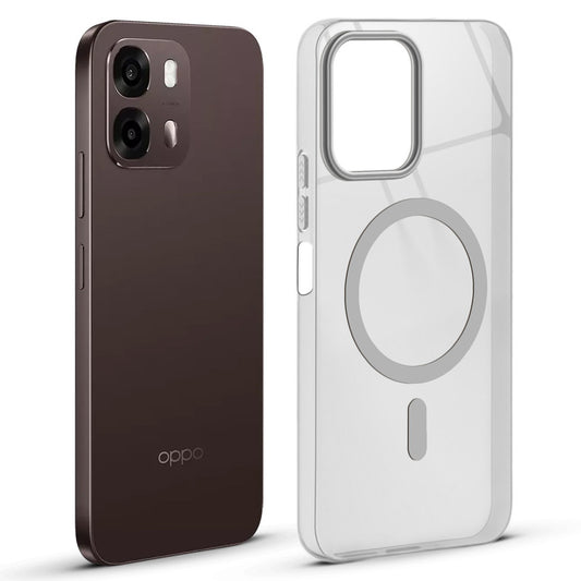 Anti-Yellow Scratch Resistant Case Support Magnetic Accessories Back Cover For Oppo A6 Pro 5G