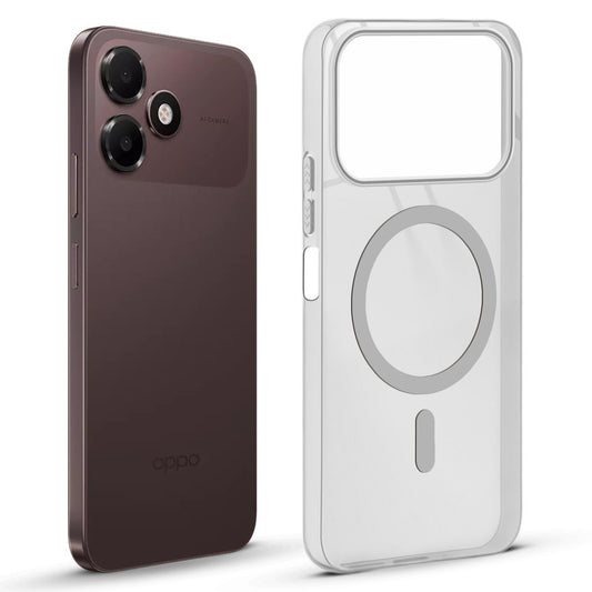 Anti-Yellow Scratch Resistant Case Support Magnetic Accessories Back Cover For Oppo A6C 4G