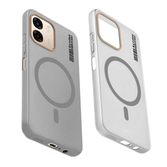 Colourful Frosted Matte With Raised Camera Protection Back Cover Case For Oppo A6s 5G