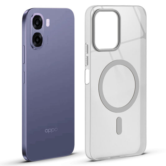 Anti-Yellow Scratch Resistant Case Support Magnetic Accessories Back Cover For Oppo A6s 5G