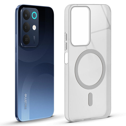 Anti-Yellow Colored Camera Line Case Support Magnetic Accessories Back Cover For Realme 15x 5G