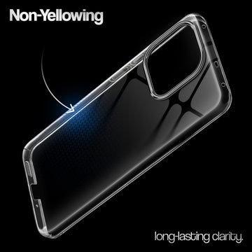 Crystal Clear Anti-Yellow Transparent Back Cover Case With Camera Ring Protection for Realme 16 Pro Plus 5G