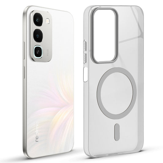 Anti-Yellow Colored Camera Line Case Support Magnetic Accessories Back Cover For Realme 16x 5G