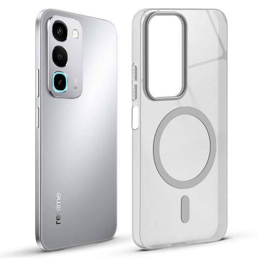 Anti-Yellow Colored Camera Line Case Support Magnetic Accessories Back Cover For Realme P4R 5G