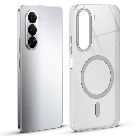 Anti-Yellow Scratch Resistant Case Support Magnetic Accessories Back Cover For Realme P4x 5G