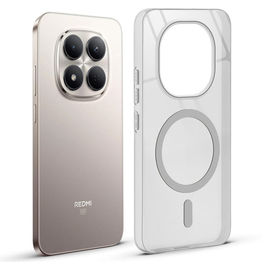 Anti-Yellow Scratch Resistant Case Support Magnetic Accessories Back Cover For Redmi Note 15 Pro 5G