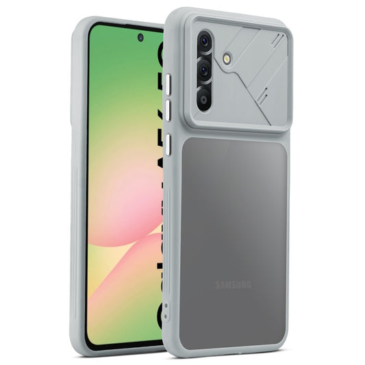 Premium Frosted Back Cover with Textured Camera Design & Metal-Look Buttons for Samsung A56 5G