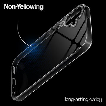 Crystal Clear Anti-Yellow Transparent Back Cover Case With Camera Ring Protection for Samsung M17e 5G