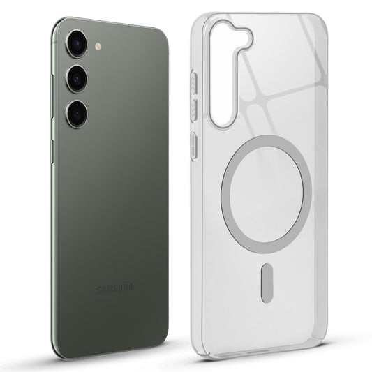 Anti-Yellow Scratch Resistant Case Support Wireless Charging Back Cover For Samsung S23 Plus 5G