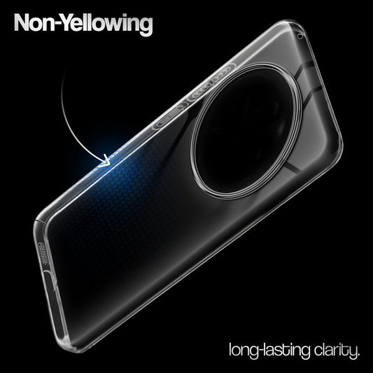 Crystal Clear Anti-Yellow Transparent Back Cover Case With Camera Ring Protection for Vivo T4 5G