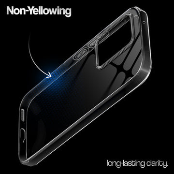 Crystal Clear Anti-Yellow Transparent Back Cover Case With Camera Ring Protection for Vivo V23 5G