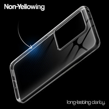 Crystal Clear Anti-Yellow Transparent Back Cover Case With Camera Ring Protection for Vivo V27 Pro 5G