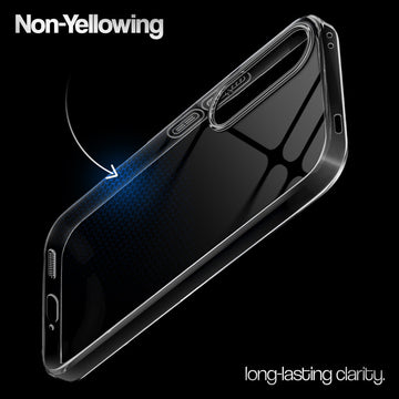 Crystal Clear Anti-Yellow Transparent Back Cover Case With Camera Ring Protection for Vivo V70 FE 5G