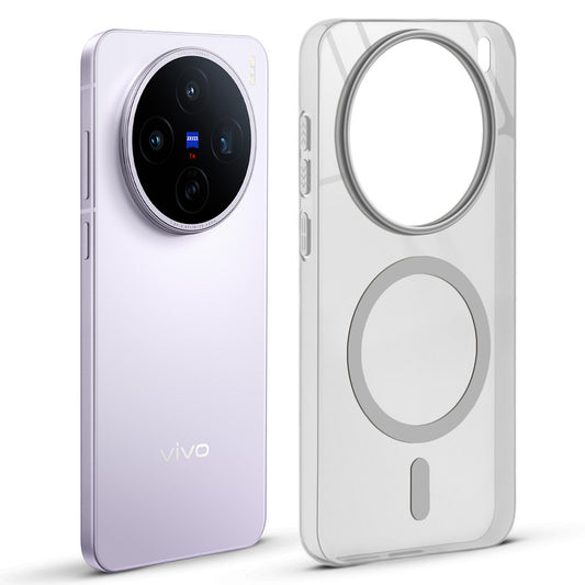 Anti-Yellow Scratch Resistant Case Support Wireless Charging Back Cover For Vivo X200T 5G