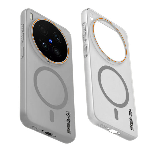 Colourful Frosted Matte Wireless Charging Support Back Cover Case for Vivo X300 Ultra 5G With Raised Camera Protection