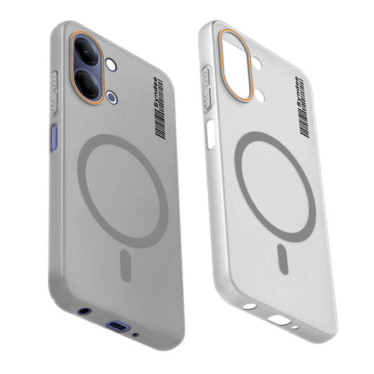 Colourful Frosted Matte With Raised Camera Protection Back Cover Case For Vivo Y21 5G
