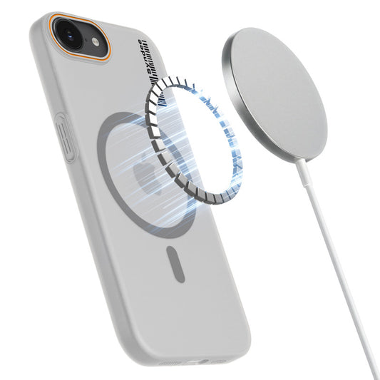 Colourful Frosted Matte Wireless Charging Support Back Cover Case for Apple iPhone 17e With Raised Camera Protection