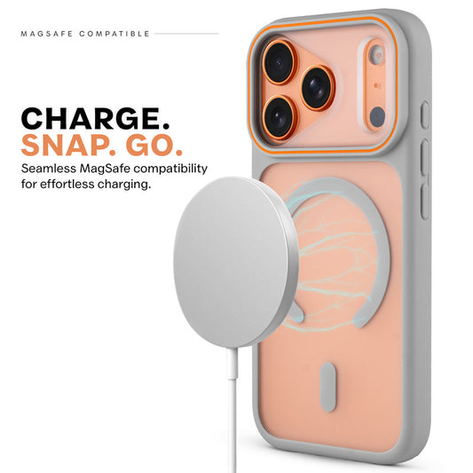 Premium MagSafe Case for Apple iPhone 18 Pro with Frosted Back, Soft Silicone Edges & Raised Camera Protection