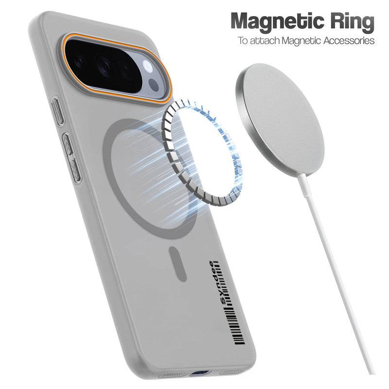 Colourful Frosted Matte Wireless Charging Support Back Cover Case for Google Pixel 10 Pro 5G With Raised Camera Protection