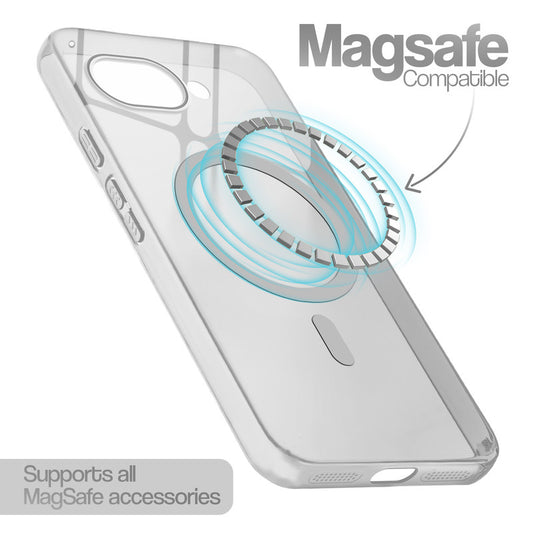 Anti-Yellow Scratch Resistant Case Support Wireless Charging Back Cover For Google Pixel 10A 5G
