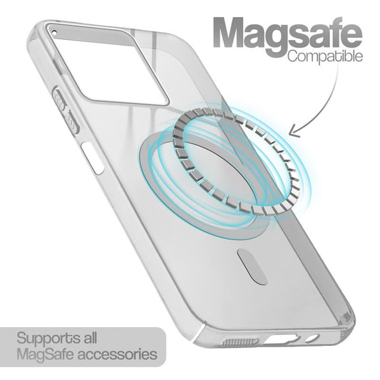 Anti-Yellow Scratch Resistant Case Support Magnetic Accessories Back Cover For Motorola G67 Power 5G