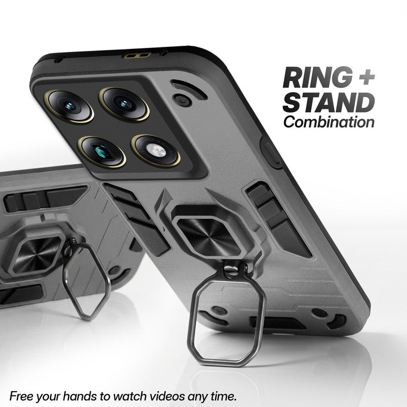 otorola Signature case with foldable ring stand for hands-free viewing in kickstand position