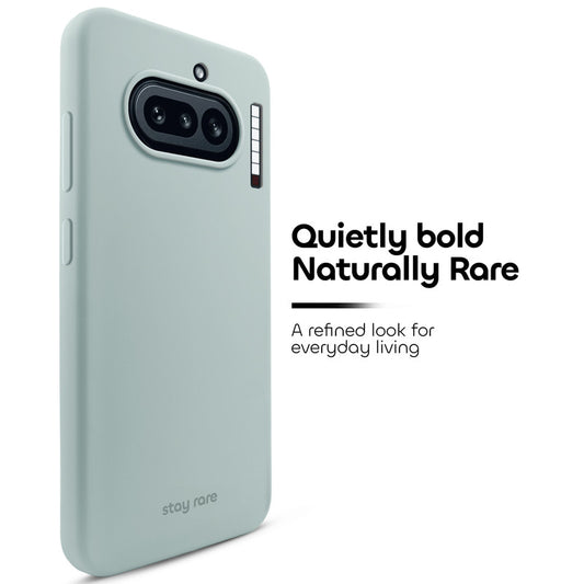 Stay Rare Smooth Silicone Case for Nothing Phone 4A 5G with Anti-Slip Grip & Camera Protection