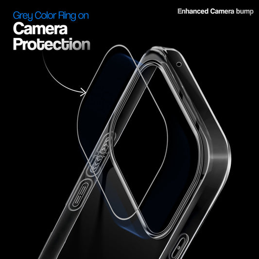 Crystal Clear Anti-Yellow Transparent Back Cover Case With Camera Ring Protection for Nothing Phone 4A Pro 5G