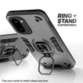 OnePlus 15R 5G case with foldable ring stand for hands-free viewing in kickstand position
