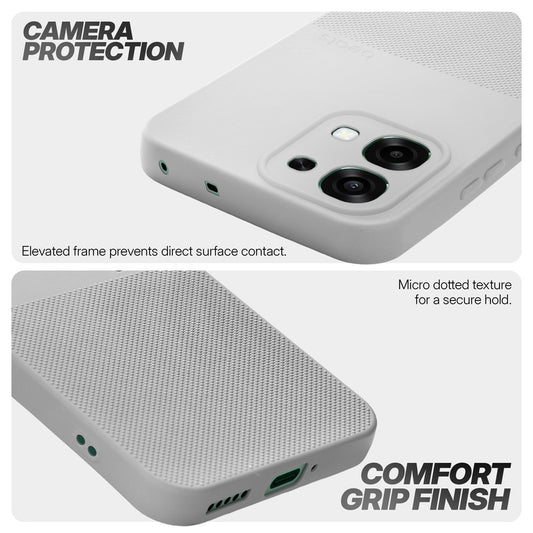 Durable Silicone Matte Back Cover with Textured Grip & Raised Camera Edges for Oppo F33 5G