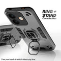 POCO X8 5G case with foldable ring stand for hands-free viewing in kickstand position